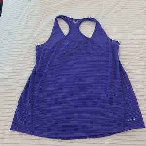 Purple gym shirt